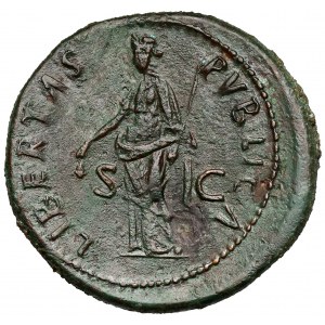 Nerva (96-98 n. Chr.) Dupondius - Libertas