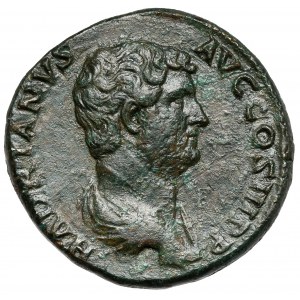 Hadrian (117-138 n. Chr.) Dupondius, Rom - Fortuna