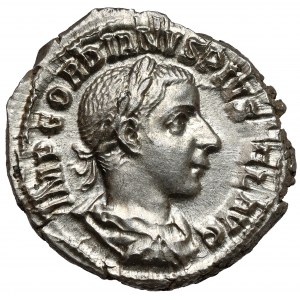 Gordian III (238-244 n. l.) Denár, Řím - MENTIONÁŘ