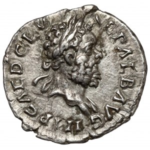 Clodius Albinus (193-197 AD) Denarius, Lugdunum - rare