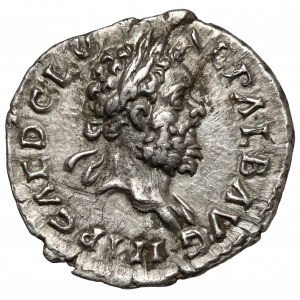 Clodius Albinus (193-197 n. Chr.) Denar, Lugdunum - Rarität