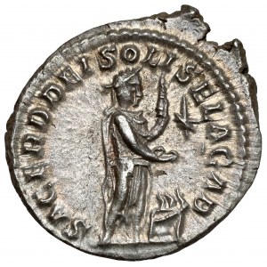 Elagabal (218-222 n.e.) Denar, Rzym - Kometa Halley'a