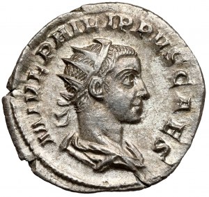 Filip II, Syn Filipa I Araba (247-249 n.e.) Antoninian, Rzym - b.ładny