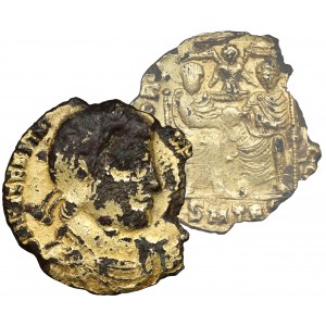 Walentynian I (364-375 n.e.) Solidus Subaeratus - rzadki