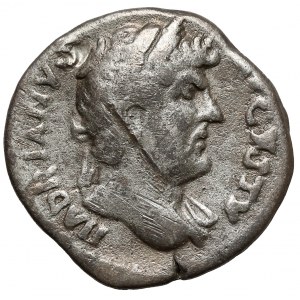 Regnum Barbaricum, napodobenina Hadriánovho denára (3.-4. storočie n. l.).