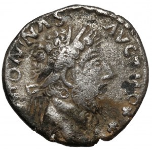 Regnum Barbaricum, Nachahmung des Denars von Marcus Aurelius (3.-4. Jahrhundert n. Chr.).