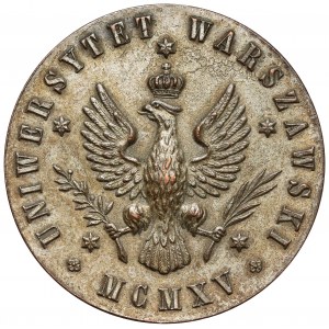 Medal, Otwarcie Uniwersytetu Warszawskiego 1915