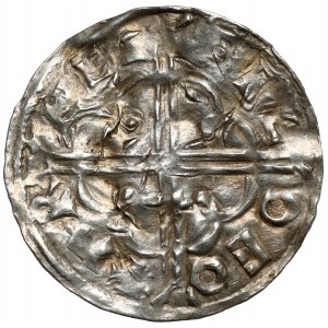 Wielka Brytania, Knut (1016-1035) Denar (typ Quatrefoil)