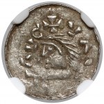 Ladislaus I Herman, Denarius of Cracow - double obverse.