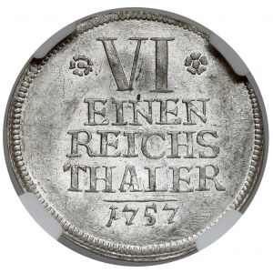 Brandenburg-Ansbach, Alexander, 1/6 talara 1757