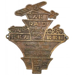 Placard, Air-Automobile-Motorcycle Relay Rally 1932.