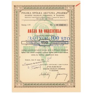PHARMA Magister Boleslaw Jawornicki, Em.4, 150 zl 1932