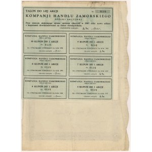 Überseeische Handelsgesellschaft, 500 Zloty 1933