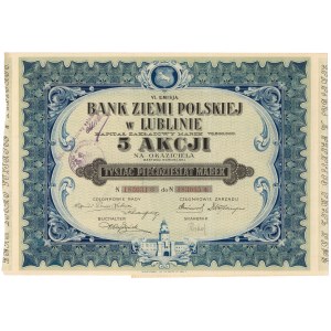 Bank Ziemi Polskiej w Lublinie, Em.6, 5x 210 mkp 1921