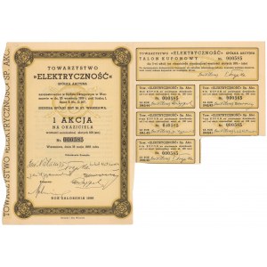 ELEKTRICITA Sp. Akc., 100 zl 1935