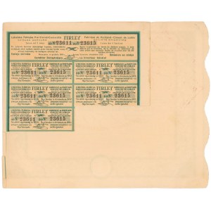 Lubelska Fabryka Portland Cementu FIRLEY, Em.1-9, 5x 50 zł 1925