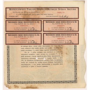 Modrzejowskie Zakłady Górniczo-Hutnicze, Em.7, 500 mkp 1923