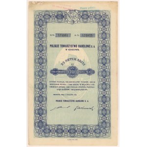 Polskie Towarzystwo Handlowe, 25x 140 mkp 1921
