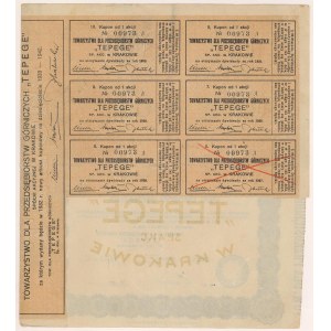 TEPEGE Tow. pre banské podniky, 1 000 mkp 1923