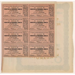 TEPEGE Tow. dla Przedsiębiorstw Górniczych, 20x 1.000 mkp 1923