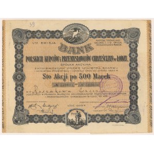 Bank of Polish Merchants and..., Em.5, 100x 500 mkp