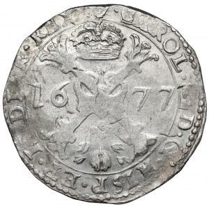 Holandsko, Karol II, Patagon 1677 - Antverpy