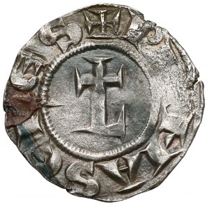 Francie, Denár (1200-1260) - PRIMA SEDES / GALLIARVM
