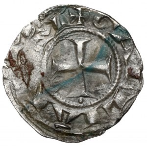 Francja, Denar (1200-1260) - PRIMA SEDES / GALLIARVM
