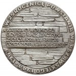 ZŁOTY Medal 25. rocznica Powstania Warszawskiego 1969 + srebro i brąz - KOMPLET (3szt)