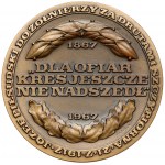 ZŁOTY Medal 100. rocznica urodzin Piłsudskiego 1967 + srebro i brąz - KOMPLET (3szt)
