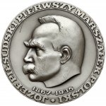 ZŁOTY Medal 100. rocznica urodzin Piłsudskiego 1967 + srebro i brąz - KOMPLET (3szt)