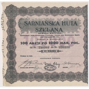Sarnia Glassworks, Em.2, 100x 1 000 mkp 1923