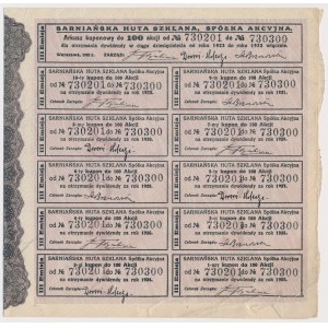 Sarnia Glashütte, Em.2, 100x 1.000 mkp 1923