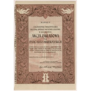 West-Malopolska Akc. Oil and Gas Sp., 1,000 mkp 1923