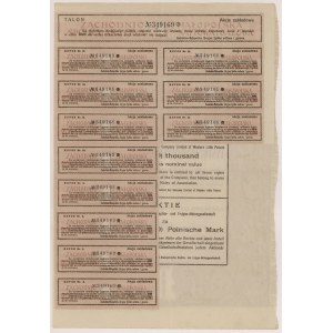 Zachodnio-Małopolska Akc. Sp. Naftowa i Gazowa, 1 000 mkp 1923