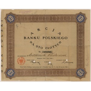 Bank of Poland, 100 zloty 1924