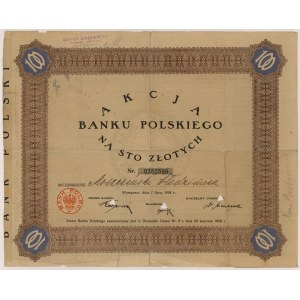 Poľská banka, 100 zlotých 1924