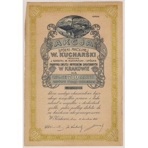 J. Gorecki, W. Kucharski and Ska Factory of Metal Products, Em.3, 700 mkp 1923
