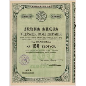 Vilnius Land Bank, Em.1, 150 zloty 1937