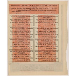Przemysł Chemiczny w Polsce, Em.5, 5x 1.000 mk 1922