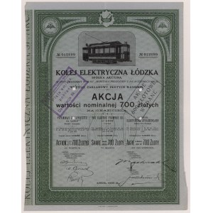 Kolej Elektryczna Łódzka, Em.3, 700 zł 1926