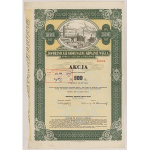 Jaworznickie Komunalne Kopalnie Węgla, 500 zloty 1932