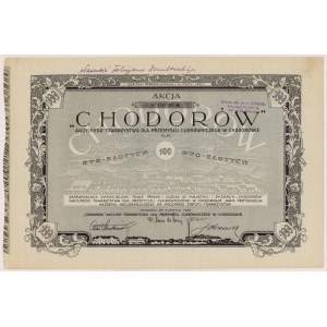 CHODORÓW..., Em.1, 100 zł 1925