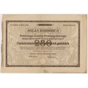 Polnische Bank Przemysłowy, 25x 280 mk Januar 1921