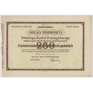 Polish Industrial Bank, 100x 280 mk 1923