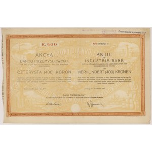 Industrial Bank for the Kingdom of Galicia and Lodomeria, 400 kr 1917