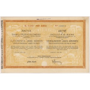 Industrial Bank for the Kingdom of Galicia and Lodomeria, 400 kr 1920