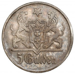 Gdaňsk, 5 guldenů 1923