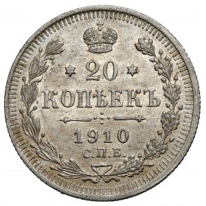 Russland, Nikolaus II., 20 Kopeken 1910
