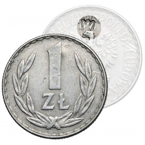 1 złoty 1980 - nabita korona